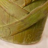 Vase signed Blanche Poccard de Saintilau, salon 1902, art nouveau