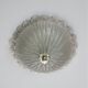 Murano glass scalloped flushmount ceiling light, Italy 1960s