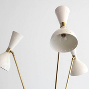 Tripod italian white lamppost
