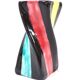 Multicolored ceramic vase