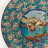 Longwy enamelled dish