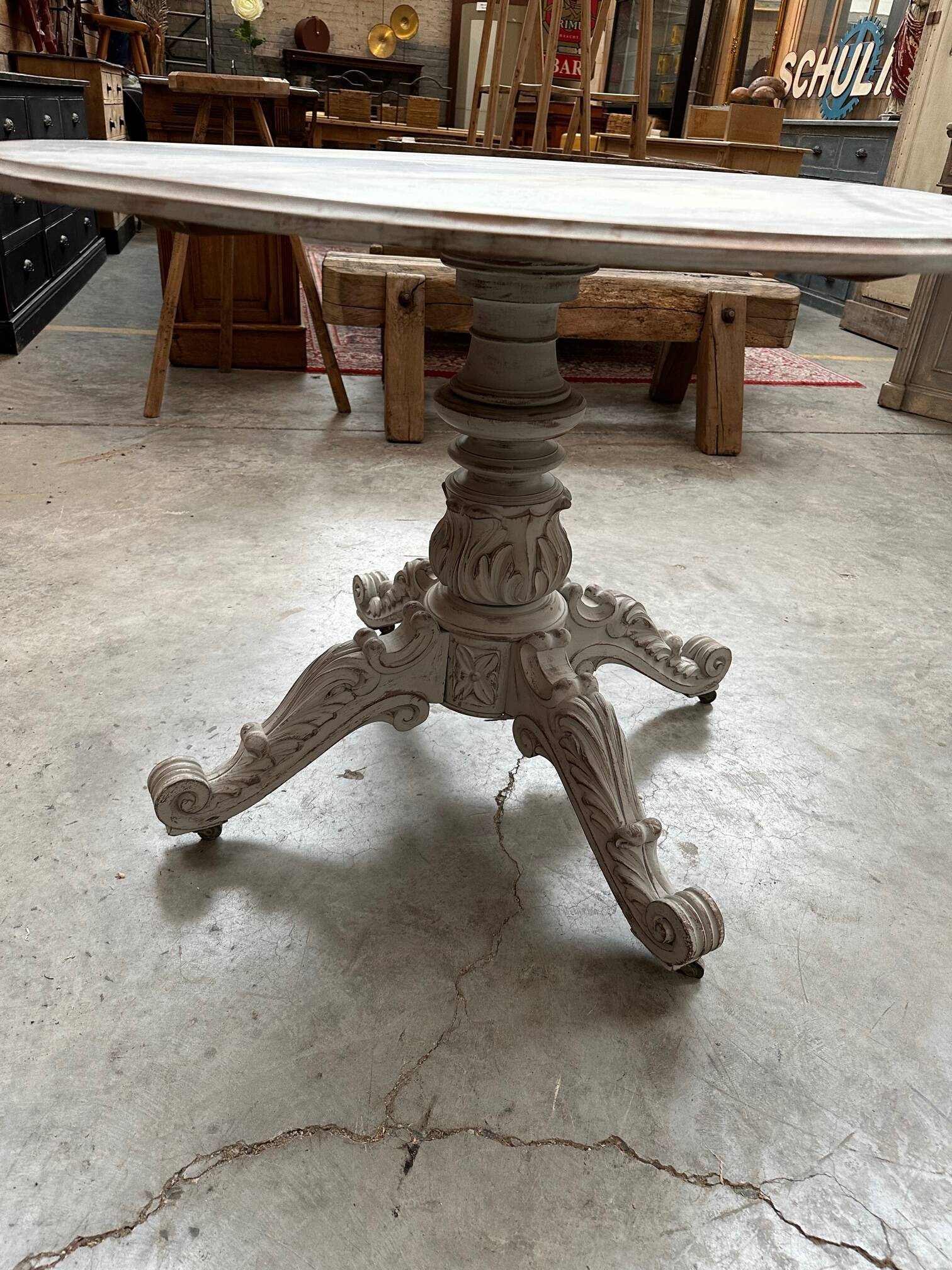 Napoleon 3 patinated mahogany table