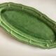 Dieulefit XXXL glazed earthenware dish with fluting 1950