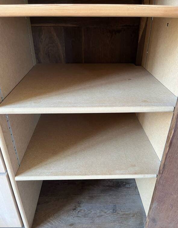 solid oak wardrobe with storage
