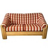 Scandinavian bench in solid pine 1970
