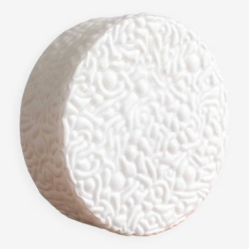 Milk Glass Czechoslovak Wall Lamp By Osvětlovací Sklo, 1970s