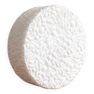 Milk Glass Czechoslovak Wall Lamp By Osvětlovací Sklo, 1970s