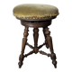 Antique adjustable piano stool