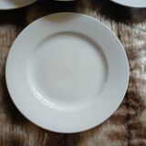 16 white porcelain dessert plates