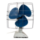 Vintage fan calor 1970 blue and white