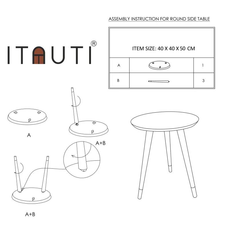 Aura Brass Clad Side Table: Handmade Bronze Accent Table
