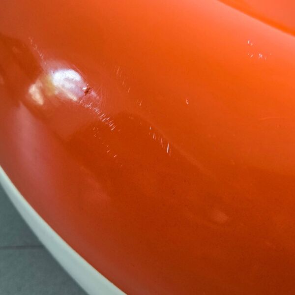 Fauteuil vintage oscillant 1960 Charles Zublena Les Plastiques de Bourgogne 60s