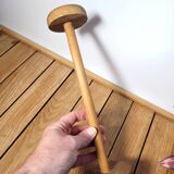 Vintage turned wooden hat rack
