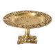 Coupe, plateau sur pied en bronze