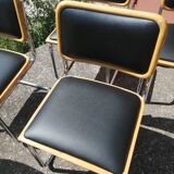 Set of 6 Cesca B32 chairs by Marcel Breuer