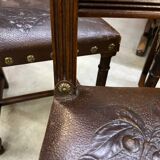 Mot de 6 chaises Henri II