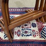 Set of 3 teak nesting tables from the 70s