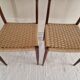 Paire de chaises danoises en teck et corde