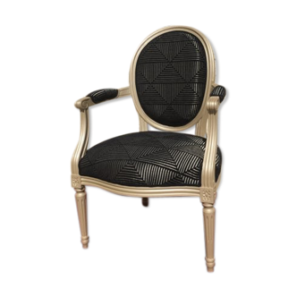 Fauteuil cabriolet style Louis XVI