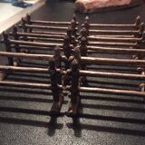 12 Silver metal knife holder