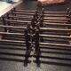 12 Silver metal knife holder
