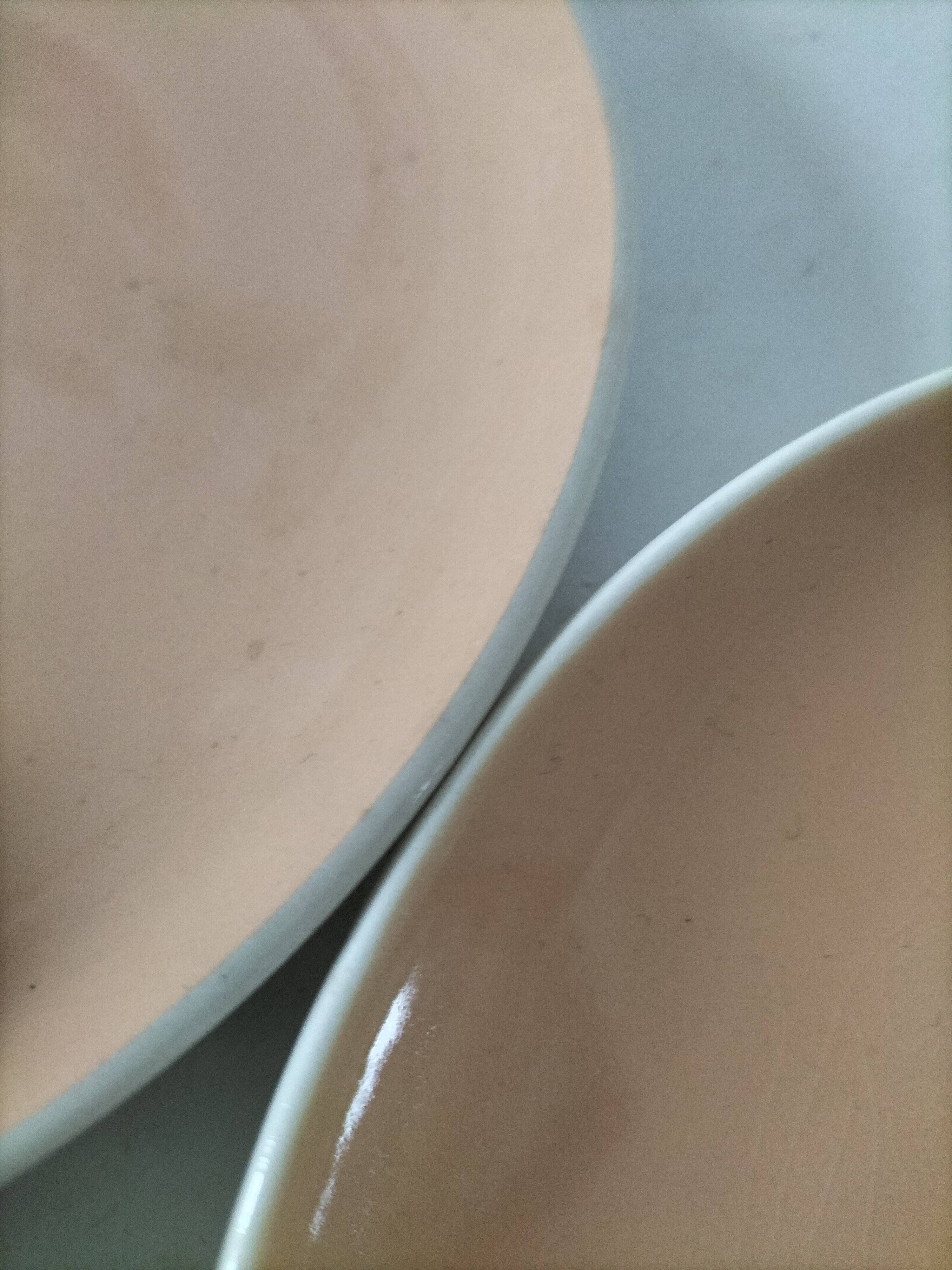 Set of three dessert plates Villeroy & Boch Mettlach powder pink