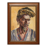 Portrait d'un Béninois par Pierre Matossy (1891-1969) - daté 20 juin 1952