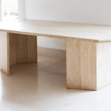 Table basse en travertin