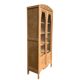Parisian glass cabinet art deco raw wood 1930