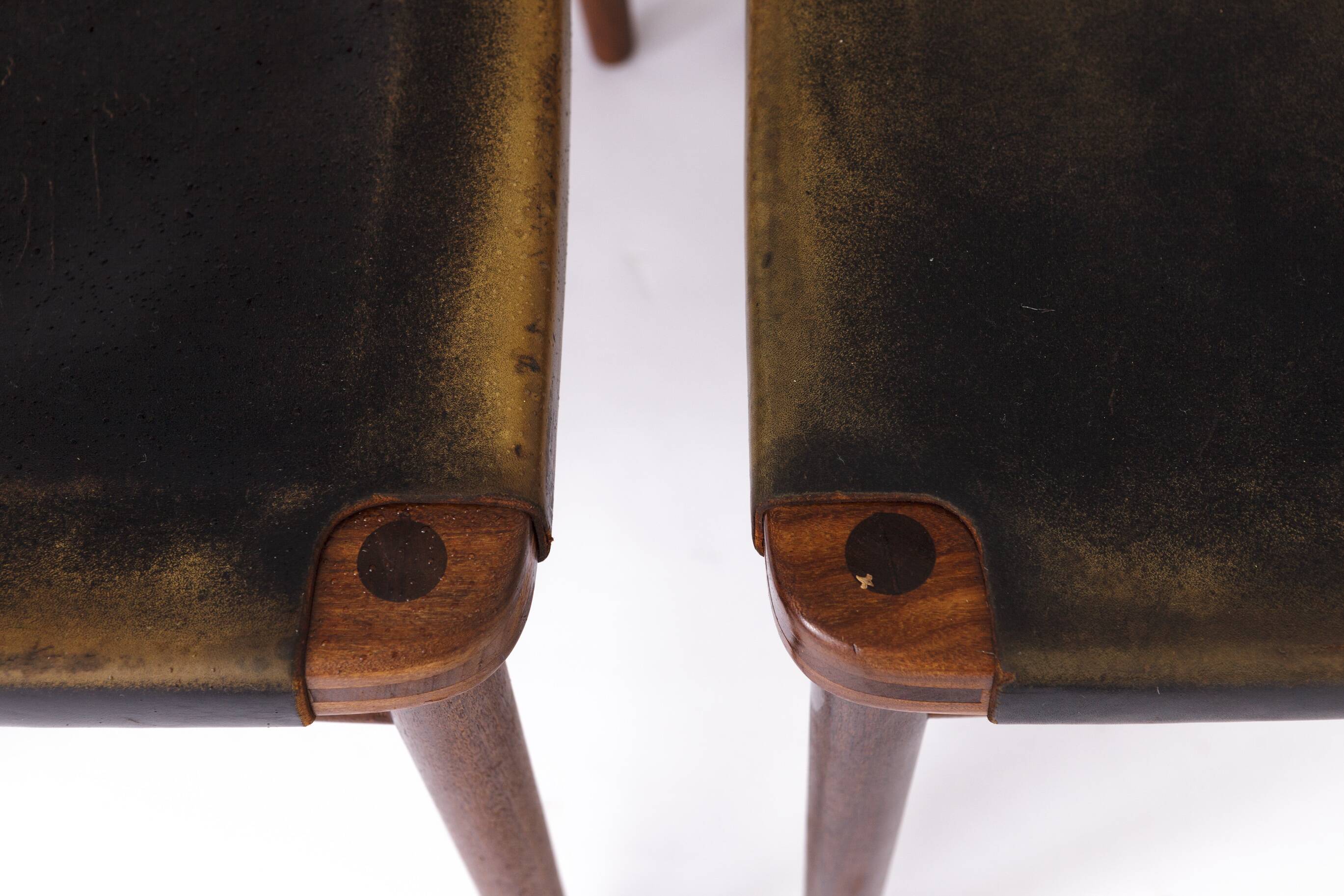 4 Vintage Chairs by Georg Leowald for Wilkhahn, Germany, 1960s, Teak