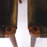 4 Vintage Chairs by Georg Leowald for Wilkhahn, Germany, 1960s, Teak