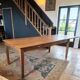 Table de ferme en chêne massif 200x100 avec sa rallonge de 60x100
