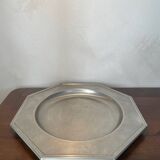 Plat octogonal en inox Jean Couzon