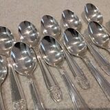 11 silver-plated metal coffee spoons Lemondial Grand Prix Monaco
