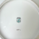 Golden white porcelain pie dish from Sologne Lamotte 6