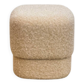 Tabouret tissu sable