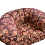 Ensemble de 2 banquettes/fauteuils/sièges fleuris vintage
