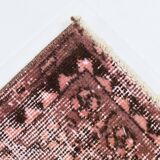 Vintage Pink & Brown Bordered Style Rug, 203x299Cm