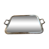 Silver metal tray