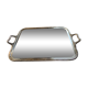Silver metal tray