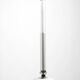 Large Czech Mid Century glass ceiling lamp with glass shade and glass rod