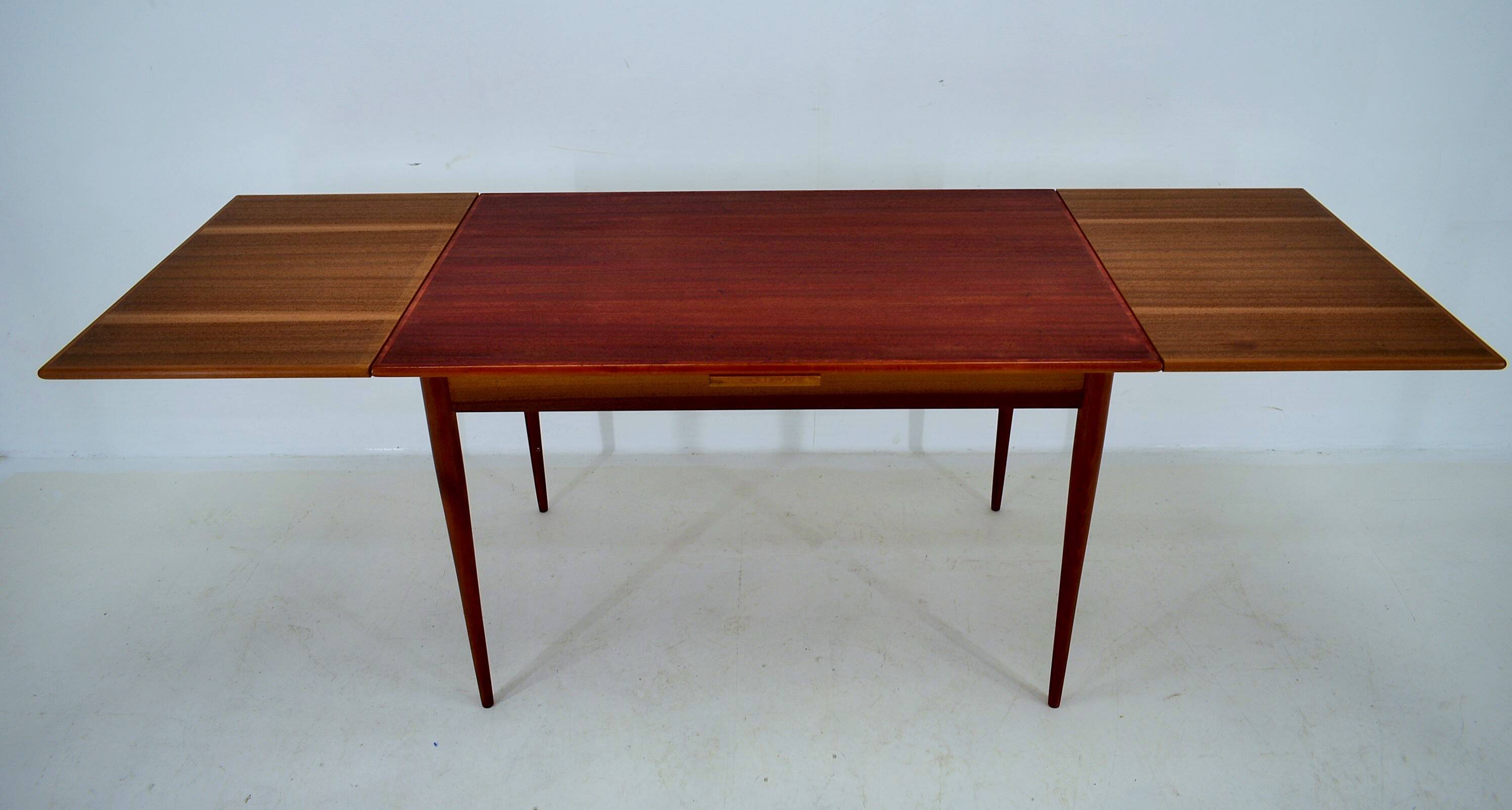 1960s Mahogany Dining Table, Czechoslovakia