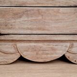 Art deco style oak bedside table from the 1920s