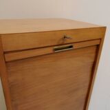 Vintage filing cabinet with roller shutter