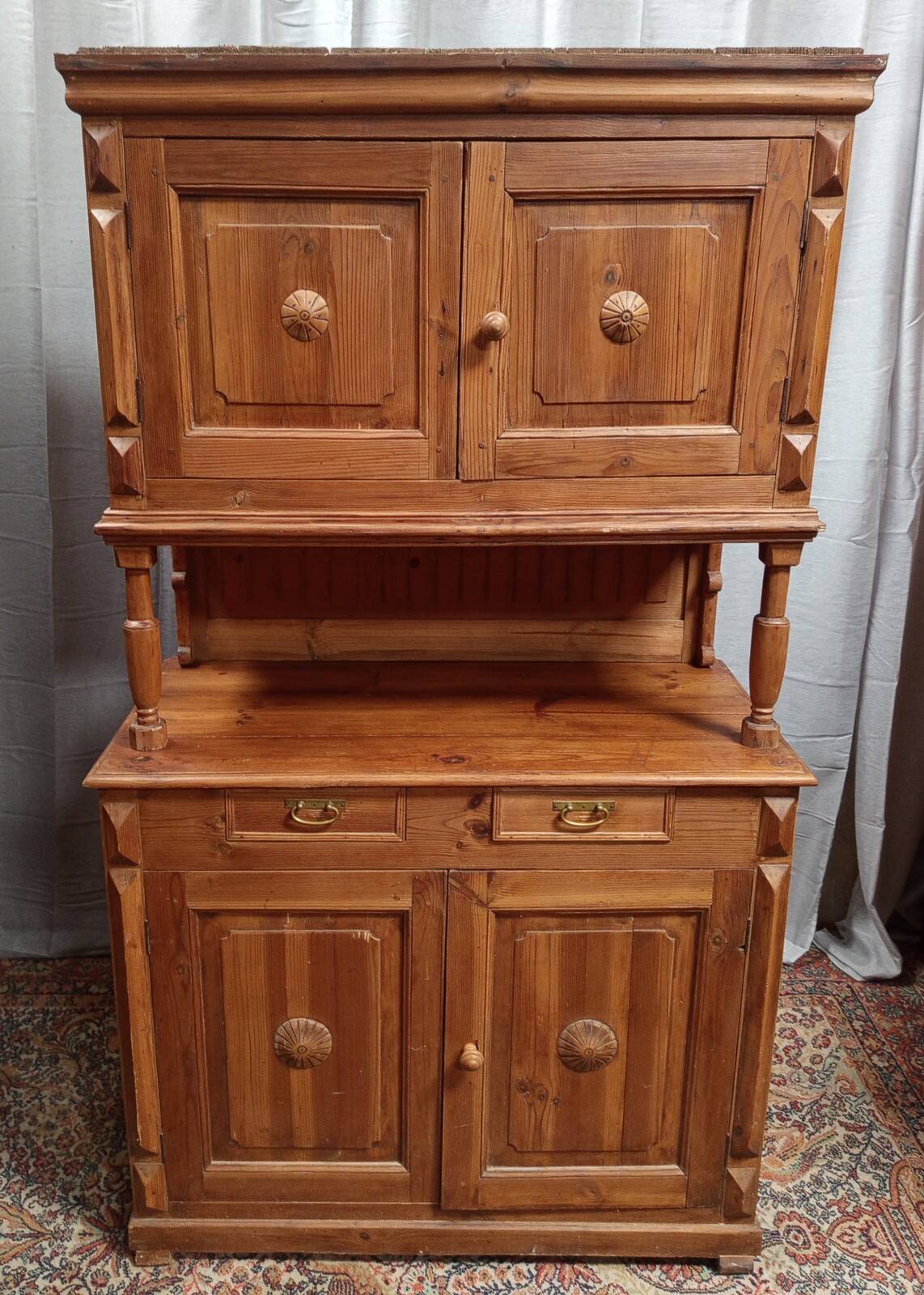 19th-century Savoyard pine buffet