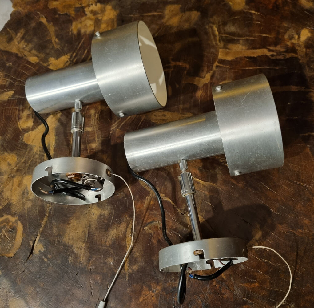 Pair of Peter Nelson design sconces, Architectural Lighting Company edition