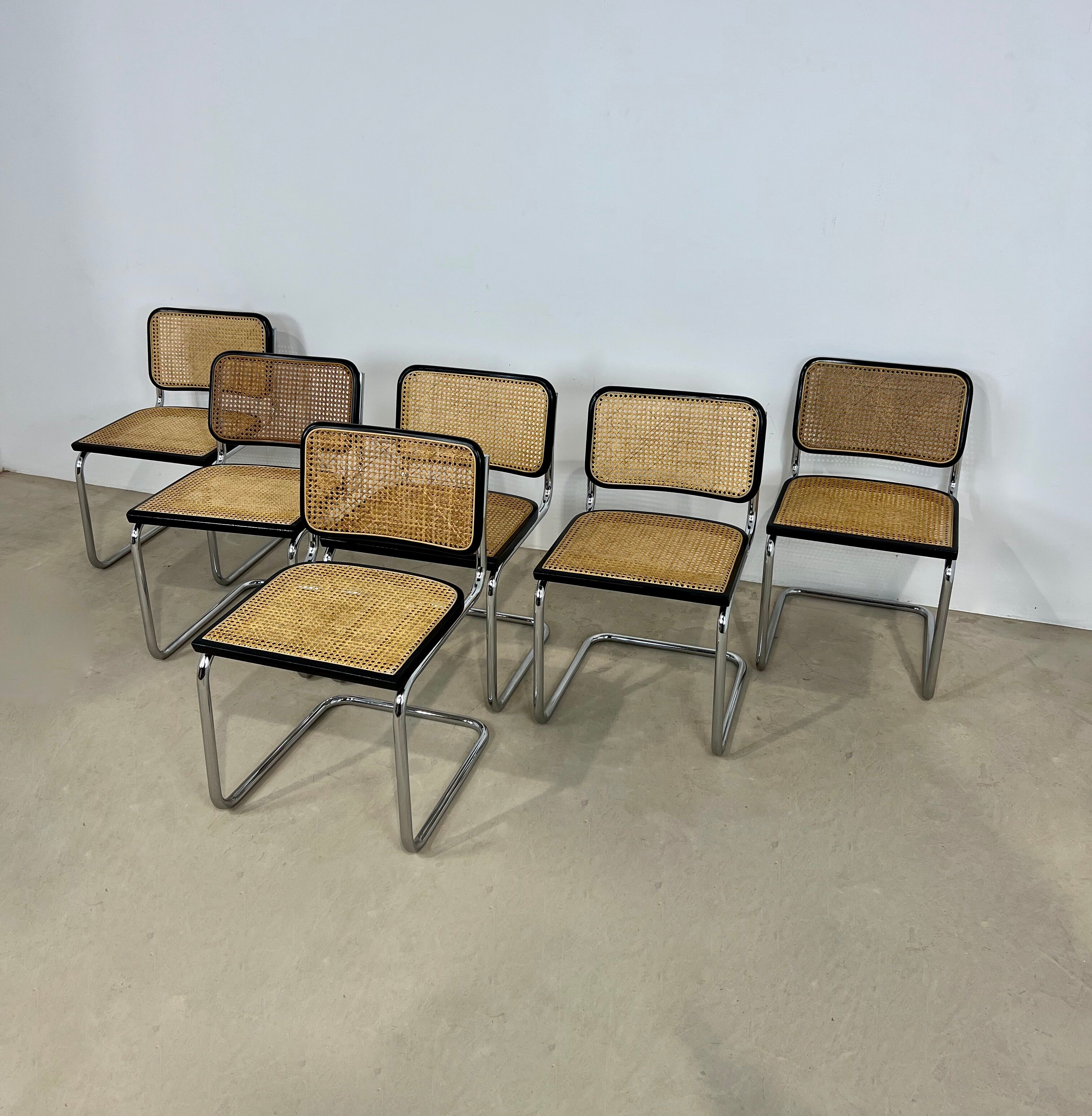 Dinning Style Chairs B32 By Marcel Breuer set6