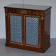Antique buffet circa 1900 in hardwood and gilded bronze, Egyptian Revival style.