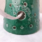 Green ceramic lamp