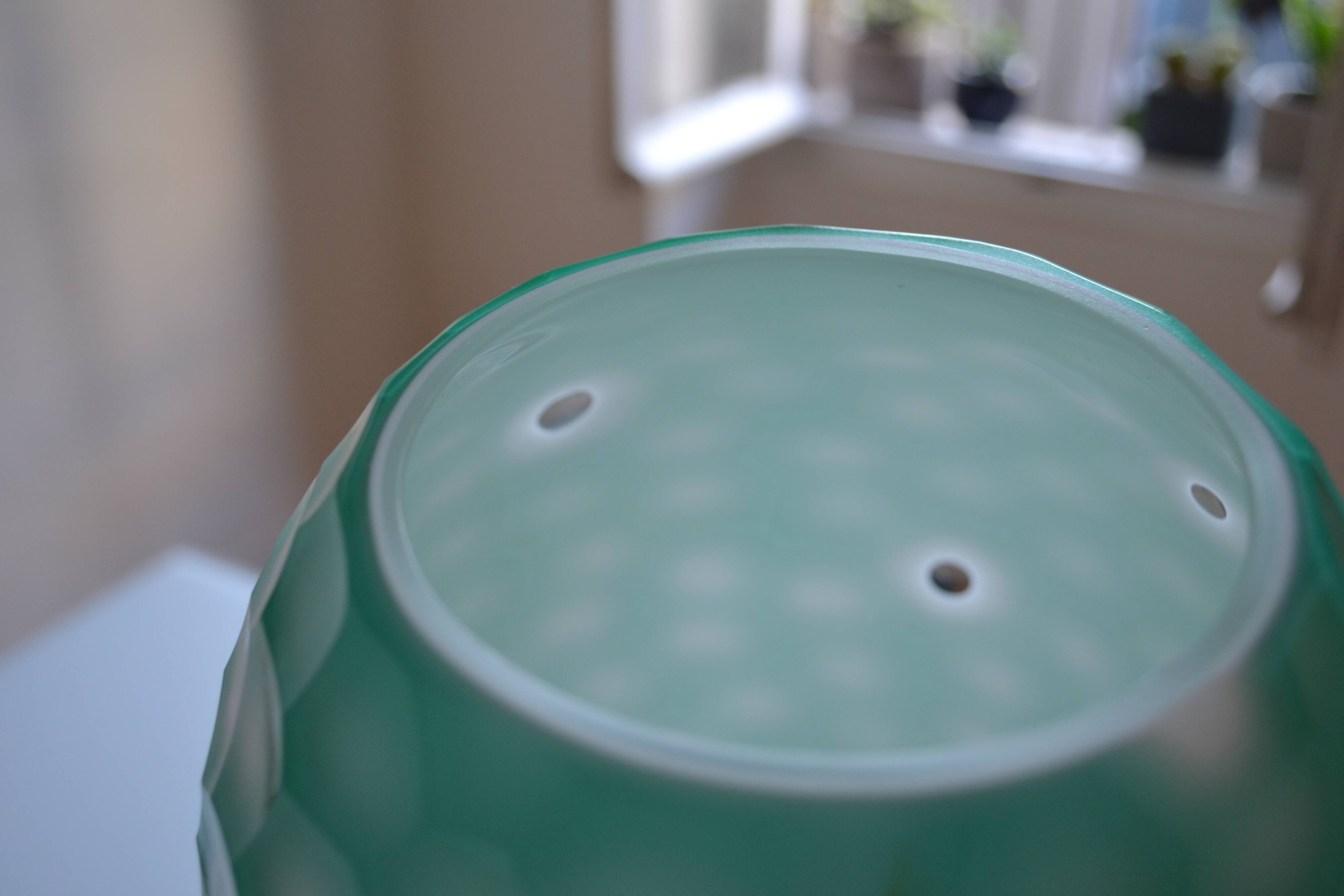 Celadon size multilayer glass vase